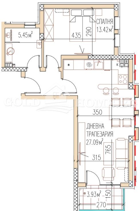 Satılık  1 yatak odası Plovdiv , Ostromila , 69 metrekare | 49646831 - görüntü [4]