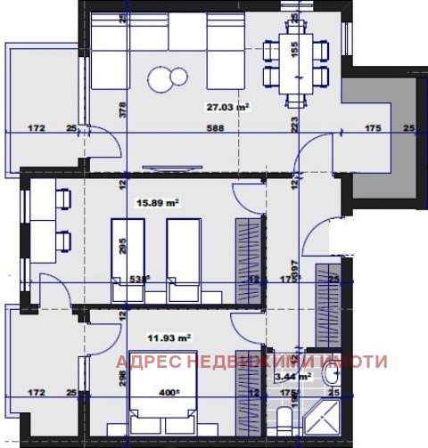 Продава 3-СТАЕН, гр. Стара Загора, Три чучура - север, снимка 2 - Aпартаменти - 48678357