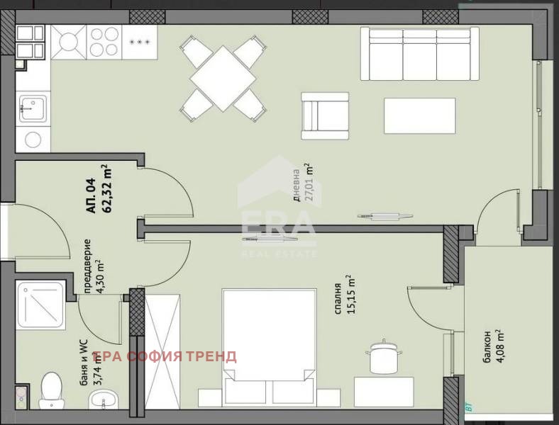 For Sale  1 bedroom Sofia , Lyulin 9 , 73 sq.m | 60528469 - image [3]