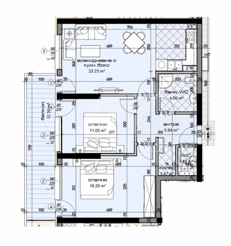 Продава  3-стаен град Варна , Младост 1 , 102 кв.м | 90680914