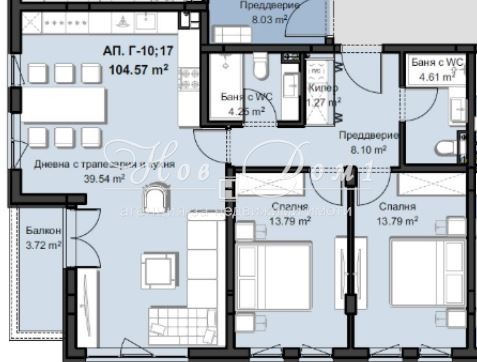 Продава 3-СТАЕН, гр. Пловдив, Христо Смирненски, снимка 2 - Апартаменти - 53887330