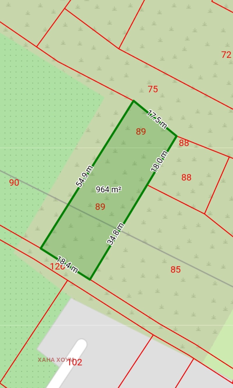 Продава ПАРЦЕЛ в област Ловеч, гр. Троян - 964 кв.м / 9 500 € » 18 580.39 лв., ХАНА ХОУМ