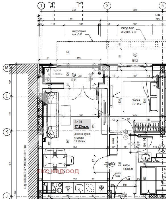 In vendita  1 camera da letto Plovdiv , Tsentar , 59 mq | 61861454