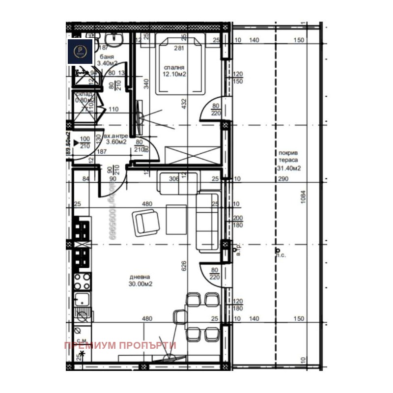 Продава 2-СТАЕН, гр. Пловдив, Южен, снимка 2 - Aпартаменти - 49195360