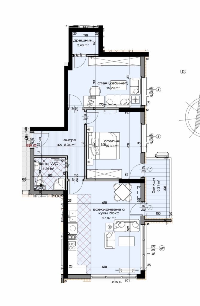 For Sale  2 bedroom Varna , Mladost 1 , 115 sq.m | 49066750