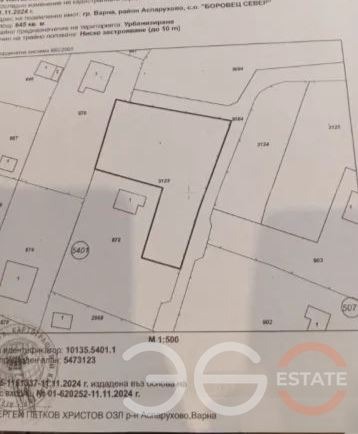 Продава ПАРЦЕЛ, гр. Варна, м-т Боровец - север, снимка 3 - Парцели - 56356944