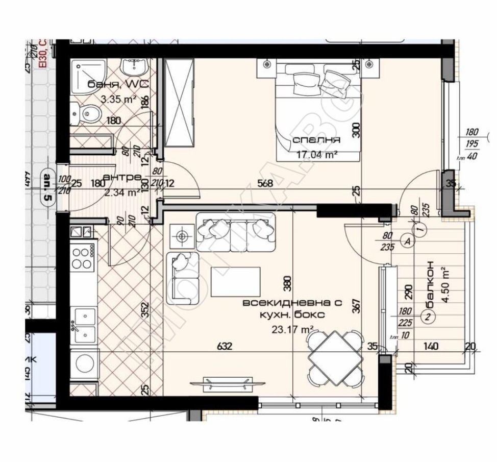 Продава 2-СТАЕН, гр. Варна, Младост 1, снимка 2 - Апартаменти - 55016277