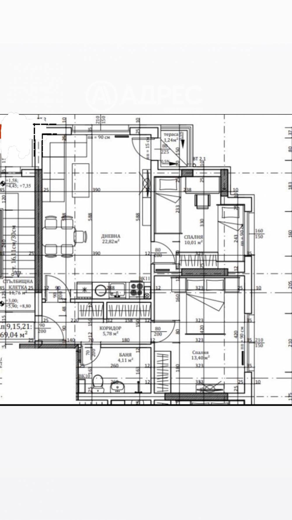 Продава 3-СТАЕН, гр. София, Надежда 4, снимка 3 - Апартаменти - 54341422
