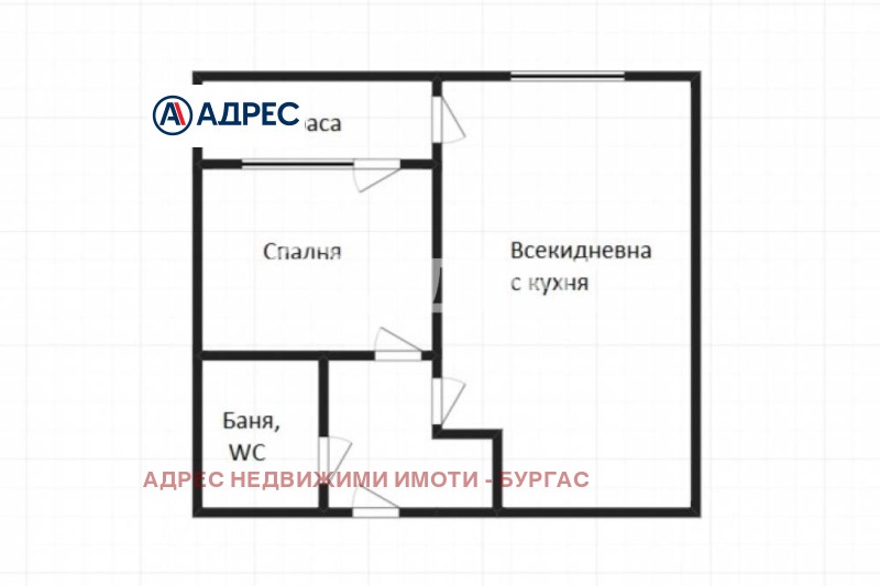 Продава 2-СТАЕН, гр. Бургас, Изгрев, снимка 3 - Aпартаменти - 49108896