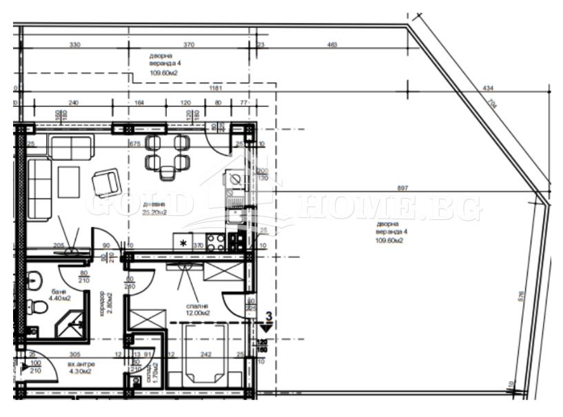 Продава 2-СТАЕН, гр. Пловдив, Остромила, снимка 4 - Апартаменти - 54878458
