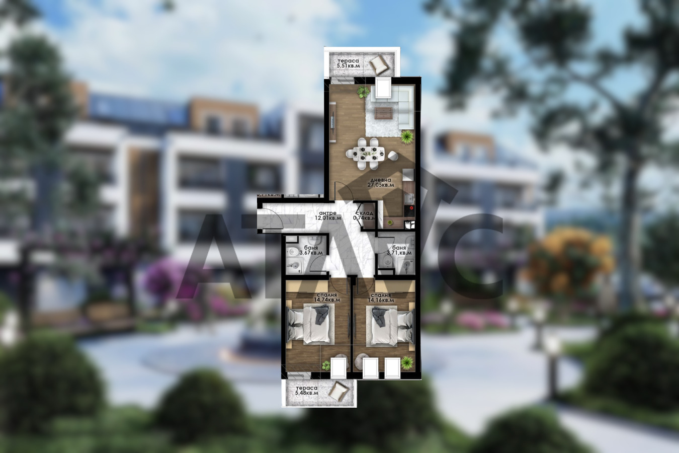 Продава 3-СТАЕН, гр. Пловдив, Остромила