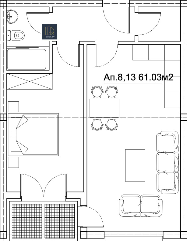 Продава 2-СТАЕН, гр. София, Орландовци, снимка 2 - Апартаменти - 53515633