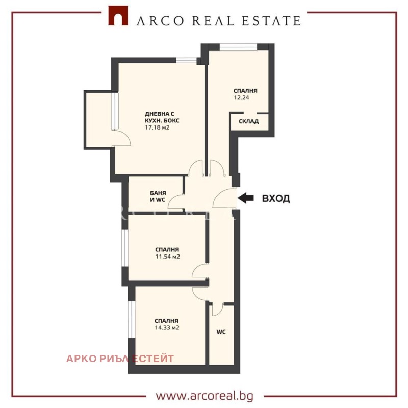 Продава 4-СТАЕН в град София, Лозенец - 116 кв.м / 529 644 € » 1 035 893.62 лв., АРКО РИЪЛ ЕСТЕЙТ
