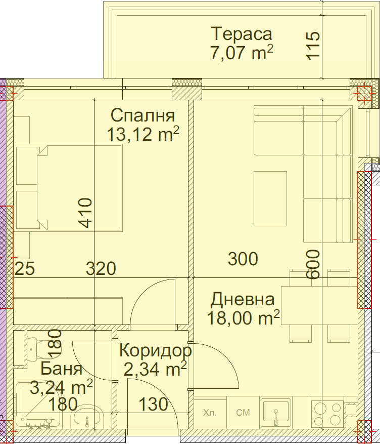 À venda  1 quarto Blagoevgrad , Strumsko , 58 m² | 16631066 - imagem [4]