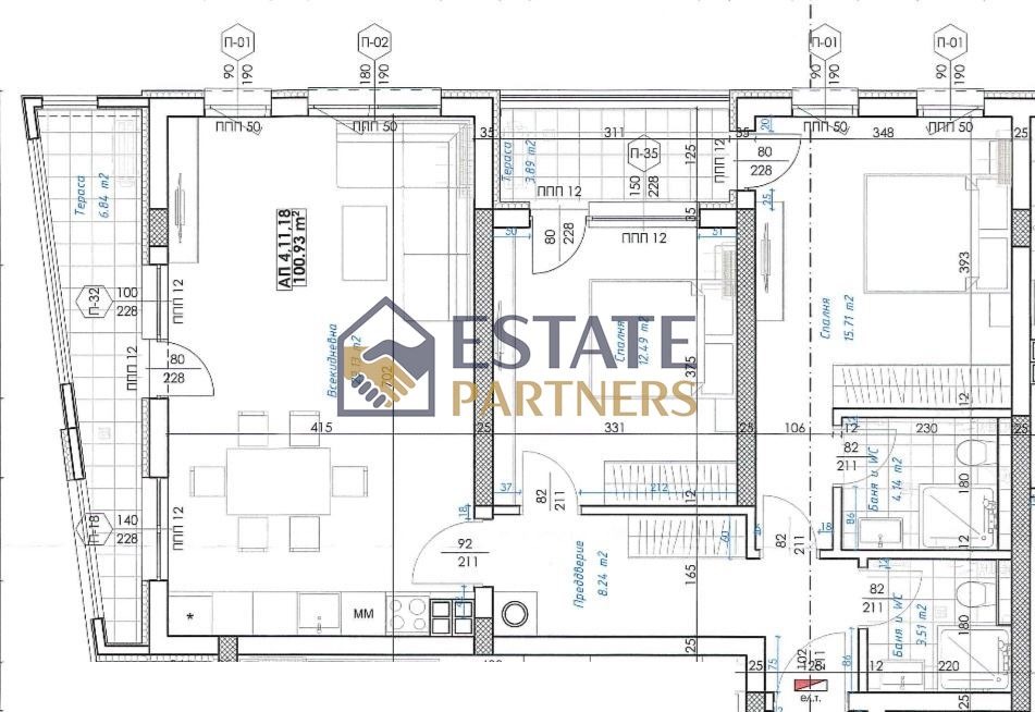 Продава 3-СТАЕН, гр. Пловдив, Индустриална зона - Марица, снимка 2 - Апартаменти - 52874460