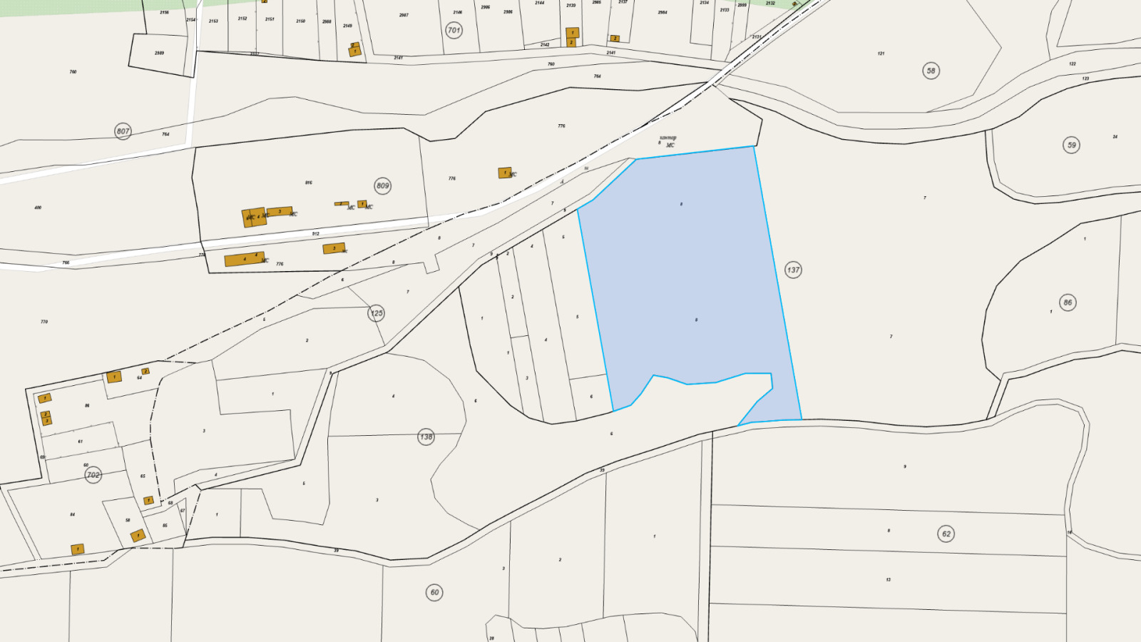 Продава ЗЕМЕДЕЛСКА ЗЕМЯ, с. Радишево, област Плевен