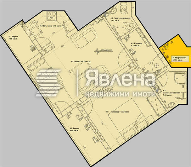 Продава 2-СТАЕН, гр. Благоевград, Освобождение, снимка 3 - Aпартаменти - 47442332