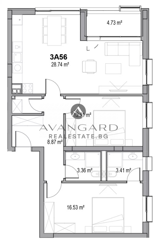 Продава 3-СТАЕН, гр. Пловдив, Христо Смирненски, снимка 5 - Aпартаменти - 40998368