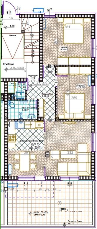 Продается  2 спальни Пловдив , Христо Смирненски , 117 кв.м | 11635213 - изображение [9]