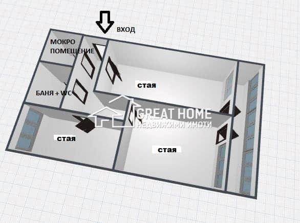 Продава 3-СТАЕН, гр. Търговище, Запад 2, снимка 14 - Aпартаменти - 48399907