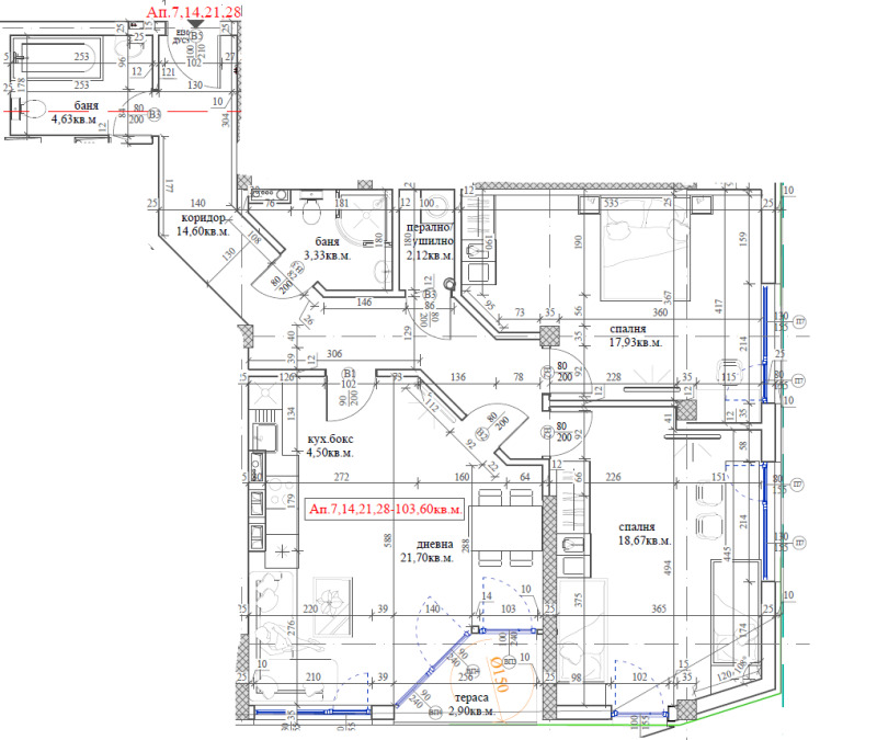 Na prodej  2 ložnice Sofia , Družba 1 , 112 m2 | 78923140 - obraz [6]
