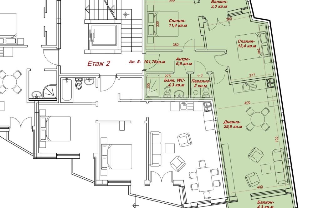Продава 3-СТАЕН, гр. Варна, Операта, снимка 3 - Апартаменти - 54303554