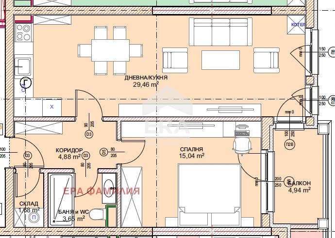À vendre  1 chambre Sofia , Malinova dolina , 84 m² | 94426974