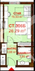 Продава 1-СТАЕН, град Бургас, Сарафово • 45000 € / 88012.35 лв. • 38518006 1