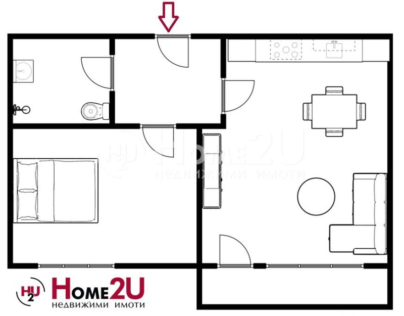 Продава 2-СТАЕН, гр. Пловдив, Христо Смирненски, снимка 6 - Aпартаменти - 46836891