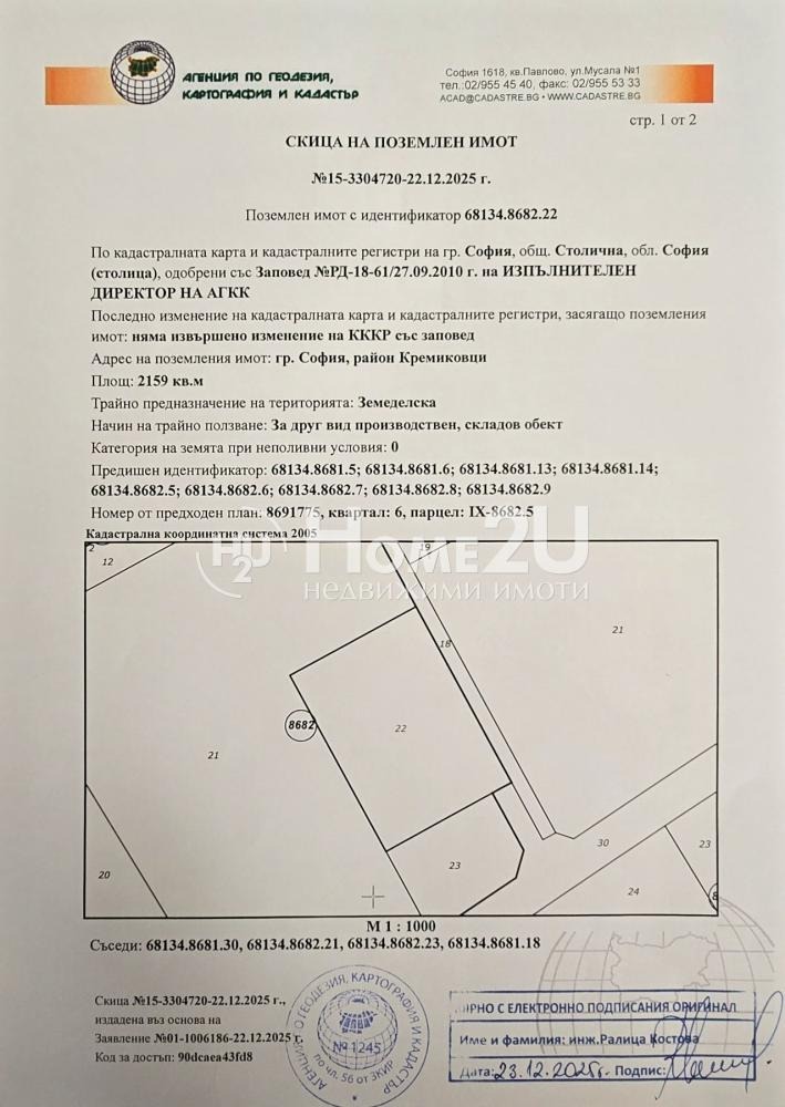 Продава ПАРЦЕЛ, гр. София, Малашевци