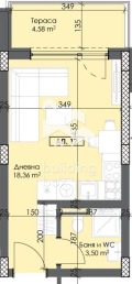 Продава 1-СТАЕН, град Пловдив, Тракия • 56000 € / 109526.48 лв. • 60382546 5