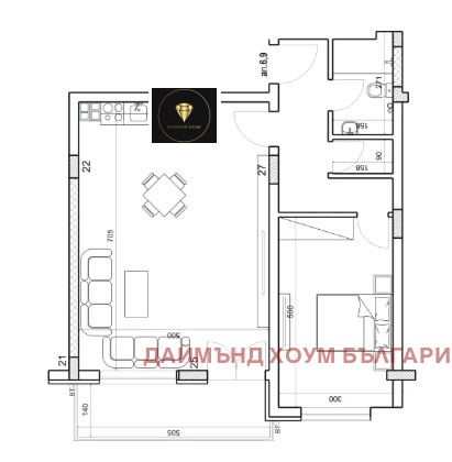 Продава 2-СТАЕН, гр. Пловдив, Младежки Хълм, снимка 2 - Aпартаменти - 48751894