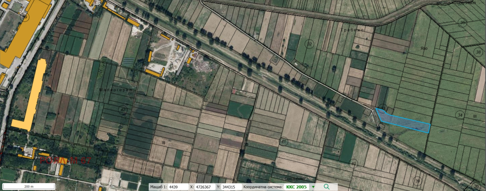 Продава ЗЕМЕДЕЛСКА ЗЕМЯ, гр. Елин Пелин, област София област