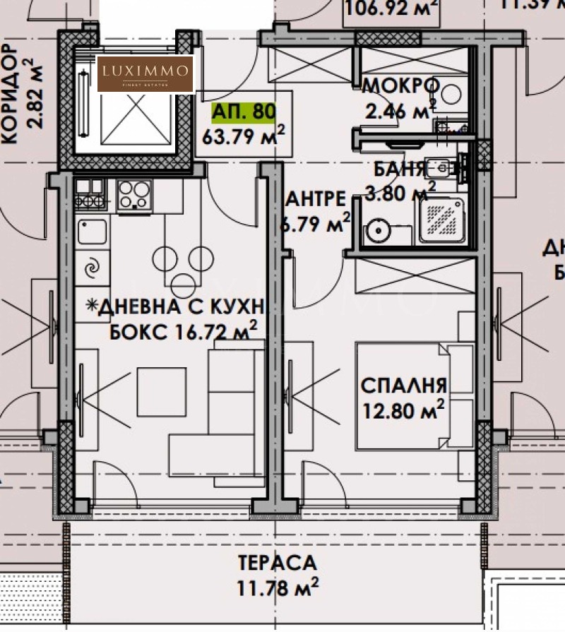 Продава 2-СТАЕН, гр. София, Малинова долина, снимка 2 - Aпартаменти - 48613083