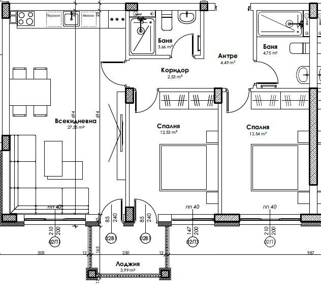 Продава 3-СТАЕН, гр. Пловдив, Прослав, снимка 4 - Апартаменти - 53959861