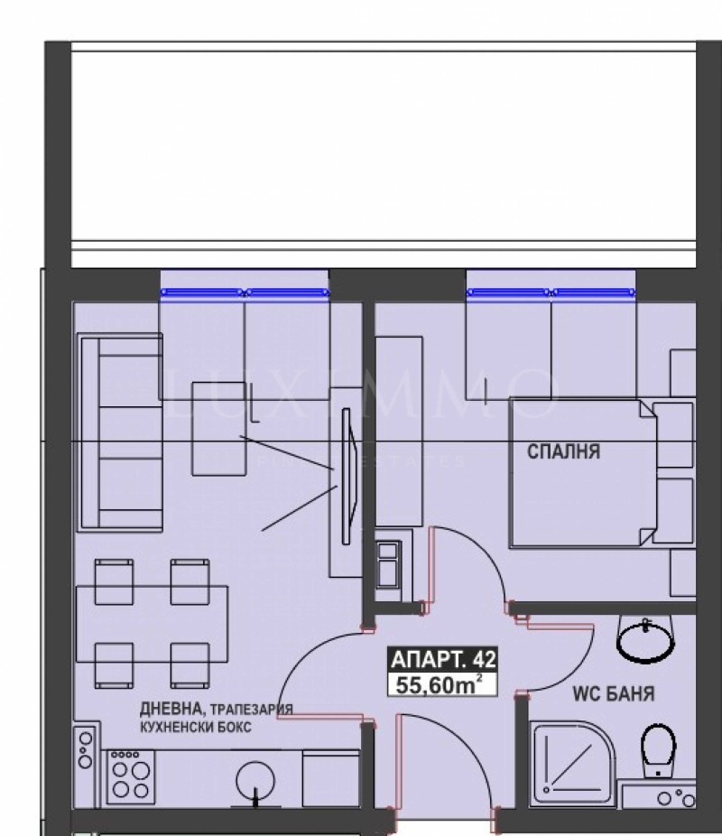 Продава 2-СТАЕН, гр. Бургас, Братя Миладинови, снимка 2 - Aпартаменти - 48324181