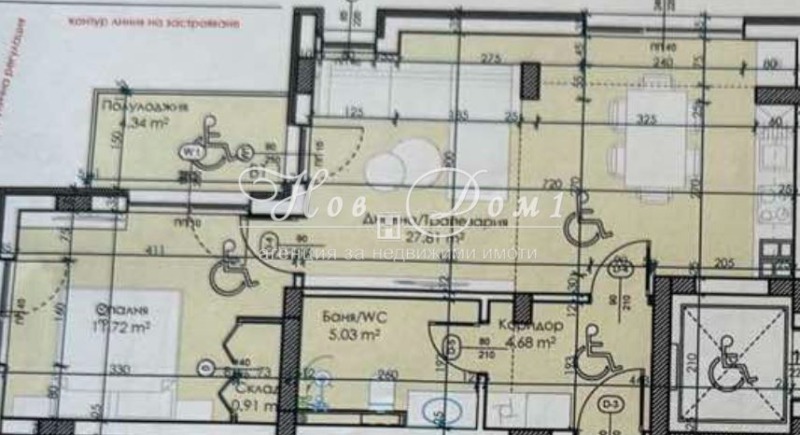 Продава  2-стаен град Пловдив , Младежки Хълм , 62 кв.м | 82830287 - изображение [2]