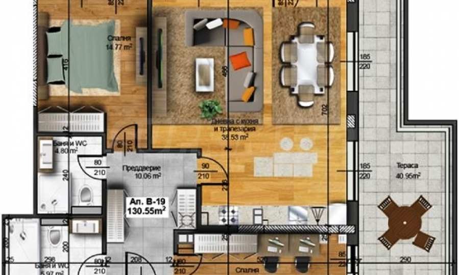 Продава 3-СТАЕН, гр. Пловдив, Христо Смирненски, снимка 2 - Апартаменти - 47189883