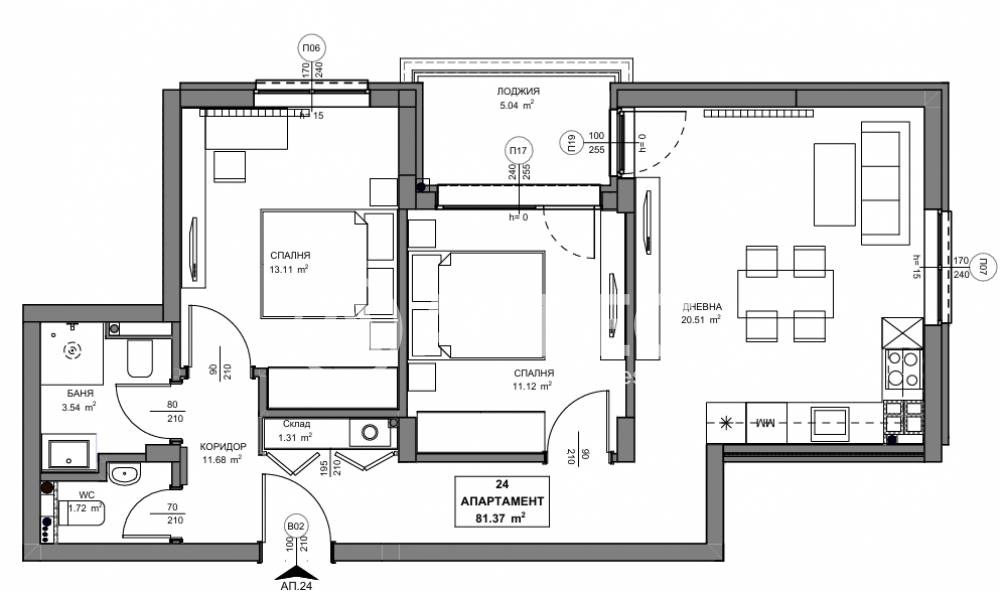 Продава 3-СТАЕН, гр. София, Обеля 2, снимка 4 - Апартаменти - 54074686