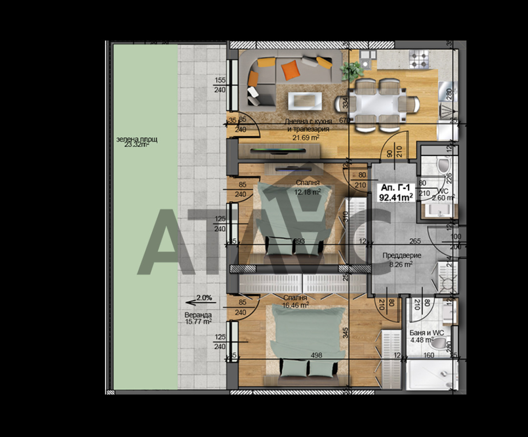 Продава 3-СТАЕН, гр. Пловдив, Отдих и култура, снимка 2 - Апартаменти - 54899746