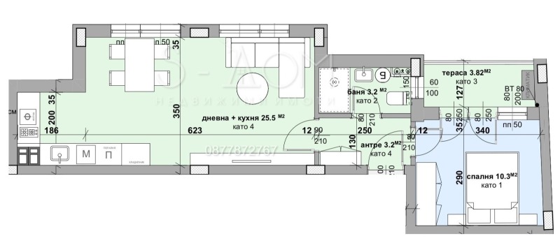 En venta  1 dormitorio Stara Zagora , Samara 3 , 62 metros cuadrados | 31698936 - imagen [6]