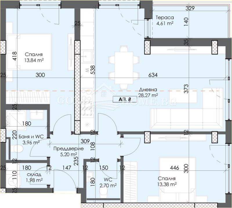 Продава 3-СТАЕН, гр. Пловдив, Тракия, снимка 2 - Aпартаменти - 48232606