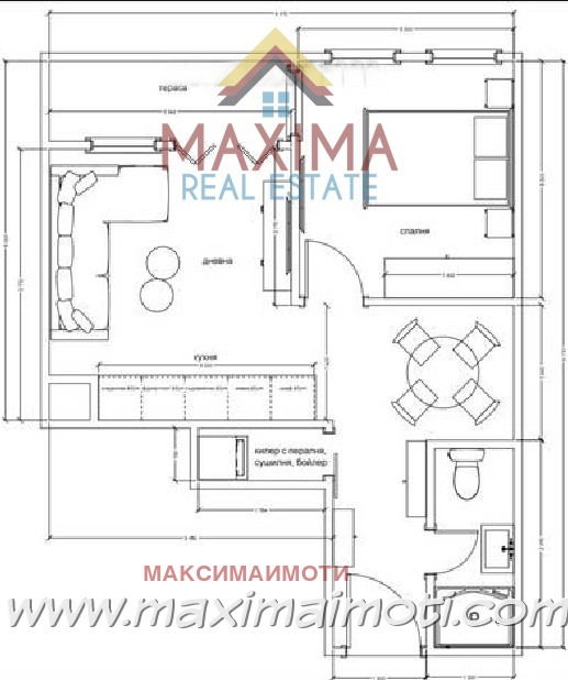 Na prodej  1 ložnice Plovdiv , Christo Smirnenski , 57 m2 | 65206723 - obraz [5]