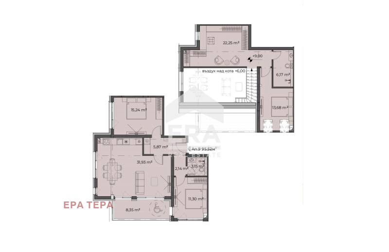 Продава 3-СТАЕН, гр. София, с. Бистрица, снимка 4 - Апартаменти - 54409096
