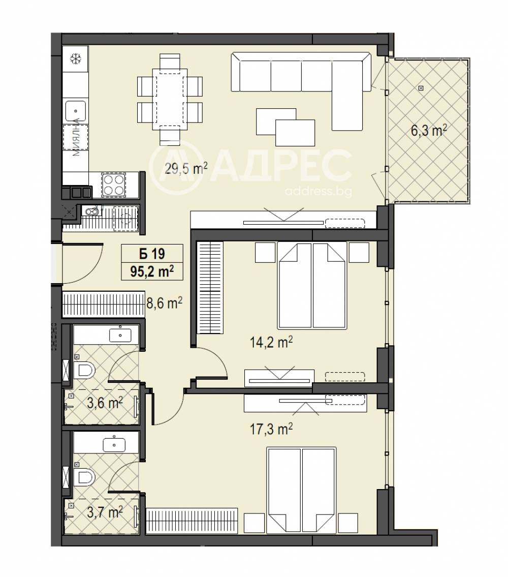 Продава 3-СТАЕН, гр. София, Бояна, снимка 4 - Апартаменти - 54143480