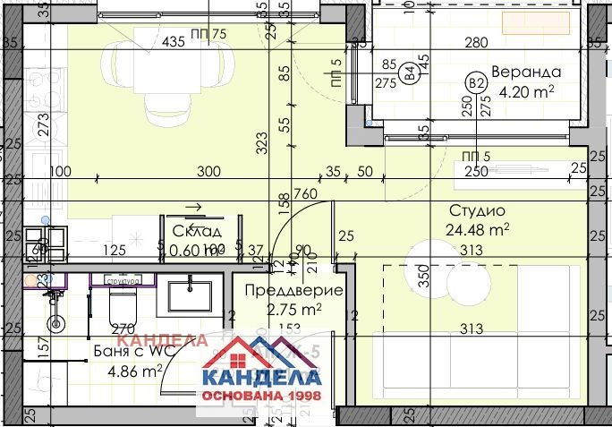 Продава 1-СТАЕН, гр. Пловдив, Остромила, снимка 7 - Апартаменти - 54561735