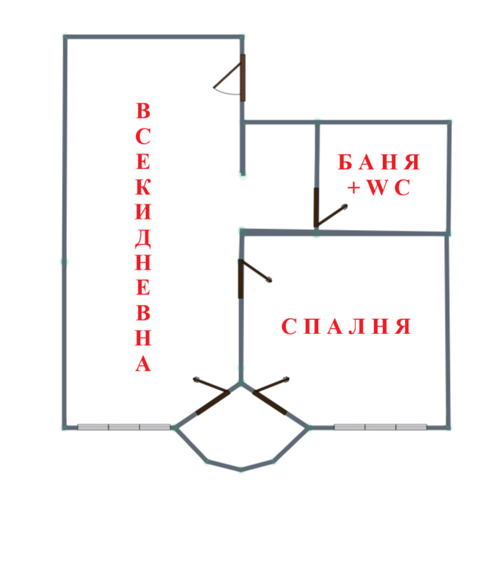На продаж  1 спальня область София , Нови хан , 58 кв.м | 30553316 - зображення [7]
