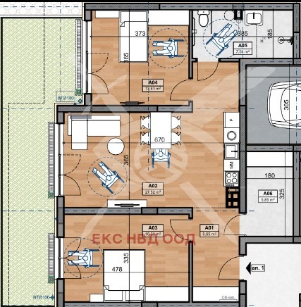 En venta  2 dormitorios Plovdiv , Karshiyaka , 107 metros cuadrados | 95579312