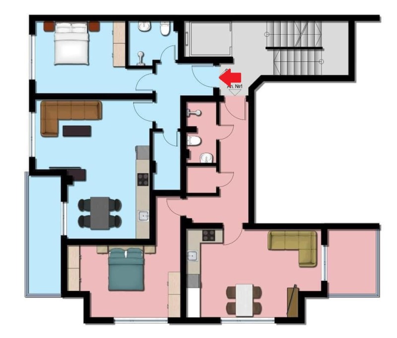 Til salgs  2 soverom Blagoevgrad , Osvobosjdenie , 105 kvm | 49925176 - bilde [14]
