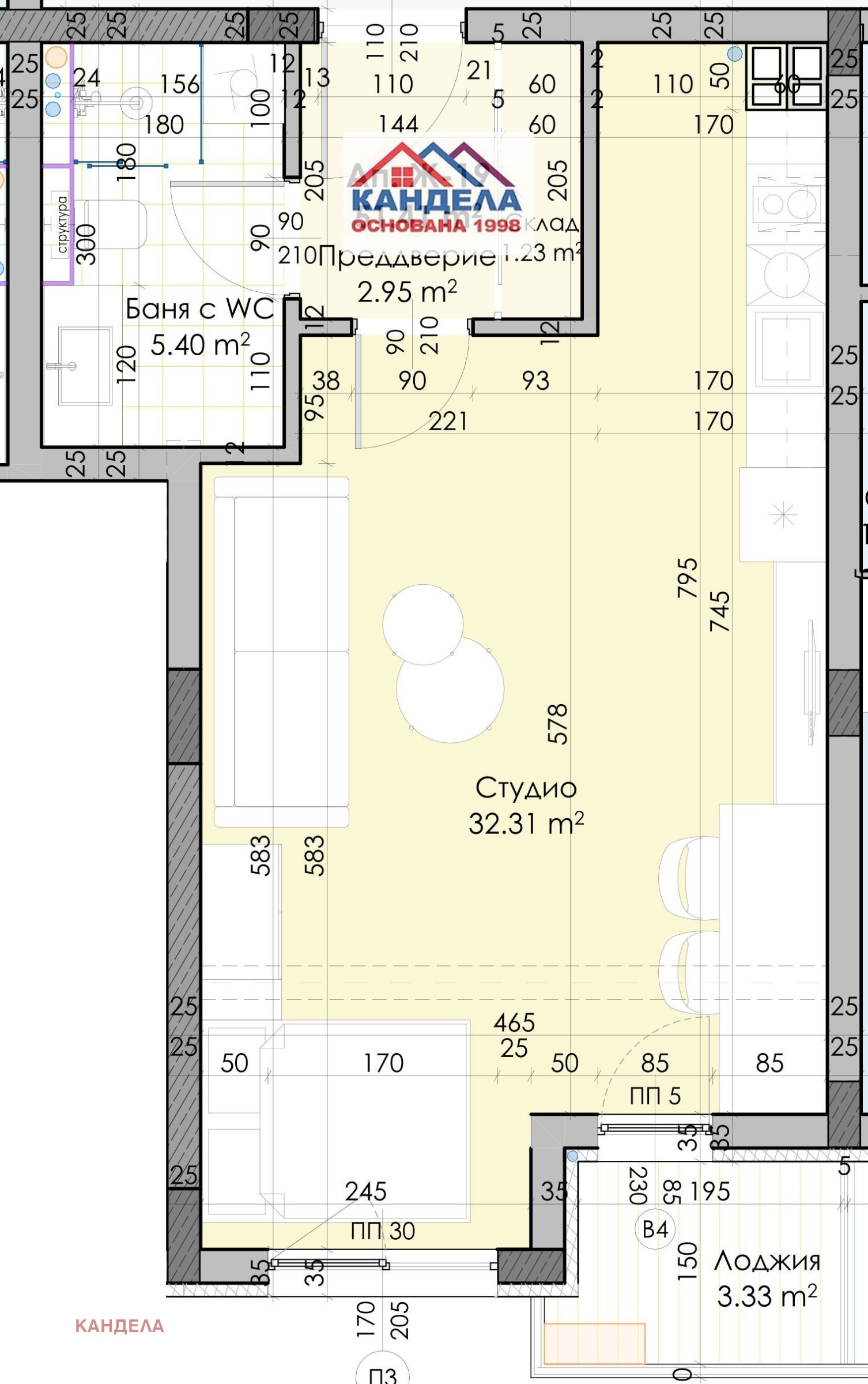 Продава 1-СТАЕН, гр. Пловдив, Остромила, снимка 6 - Апартаменти - 54561735
